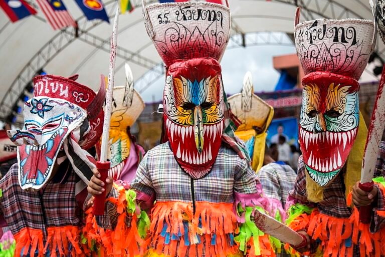 Phi Ta Khon - Ghost Festival in-Dan Sai Thailand