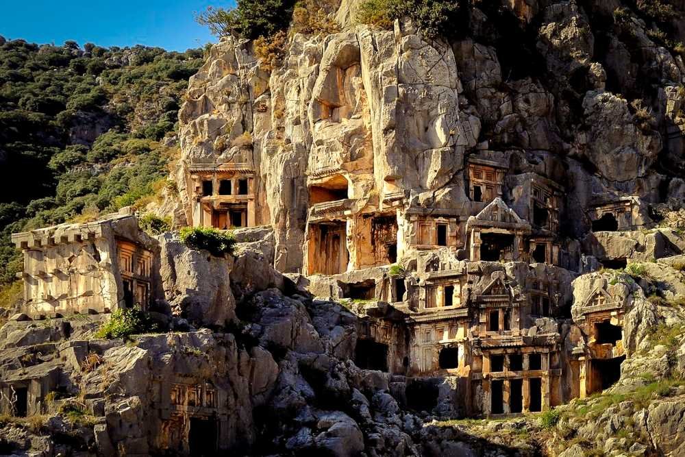 Feature Image - Myra Necropolis, in Demre, Antalya, Turkey